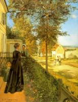 Pissarro, Camille - Louveciennes: The Road to Versailles